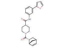 1-[(1R*,2R*,4R*)-bicyclo[2.2.1]hept-5-en-2-ylcarbonyl]-N-[3-(2-furyl)phenyl]-4-piperidinecarboxamide