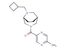 (1R*,5R*)-6-(cyclobutylmethyl)-3-[(5-methylpyrazin-2-yl)carbonyl]-3,6-diazabicyclo[3.2.2]nonane