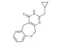 2-(cyclopropylmethyl)-5,11-dihydro[1]benzoxepino[3,4-d]pyrimidin-4(3H)-one