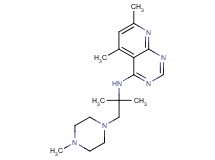 N-[1,1-dimethyl-2-(4-methylpiperazin-1-yl)ethyl]-5,7-dimethylpyrido[2,3-d]pyrimidin-4-amine
