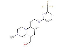 3-{(3R*,4S*)-4-(4-methylpiperazin-1-yl)-1-[6-(trifluoromethyl)pyridin-2-yl]piperidin-3-yl}propan-1-ol