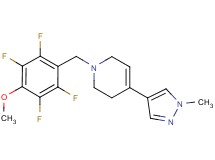 4-(1-methyl-1H-pyrazol-4-yl)-1-(2,3,5,6-tetrafluoro-4-methoxybenzyl)-1,2,3,6-tetrahydropyridine