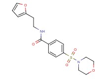 N-[2-(2-furyl)ethyl]-4-(4-morpholinylsulfonyl)benzamide
