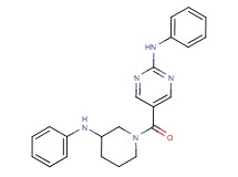 5-[(3-anilino-1-piperidinyl)carbonyl]-N-phenyl-2-pyrimidinamine