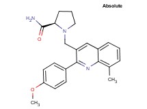 1-{[2-(4-methoxyphenyl)-8-methyl-3-quinolinyl]methyl}-D-prolinamide