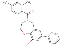 4-(2,4-dimethylbenzoyl)-7-pyridin-3-yl-2,3,4,5-tetrahydro-1,4-benzoxazepin-9-ol