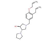 (3'S*,4'S*)-1'-[3-allyl-4-(allyloxy)benzyl]-1,3'-bipyrrolidin-4'-ol