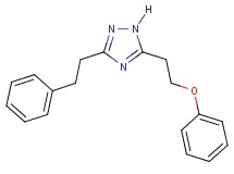 5-(2-phenoxyethyl)-3-(2-phenylethyl)-1H-1,2,4-triazole