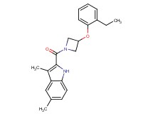 2-{[3-(2-ethylphenoxy)-1-azetidinyl]carbonyl}-3,5-dimethyl-1H-indole