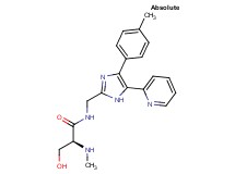 N~2~-methyl-N~1~-{[4-(4-methylphenyl)-5-(2-pyridinyl)-1H-imidazol-2-yl]methyl}-L-serinamide hydrochloride