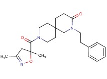 9-[(3,5-dimethyl-4,5-dihydroisoxazol-5-yl)carbonyl]-2-(2-phenylethyl)-2,9-diazaspiro[5.5]undecan-3-one