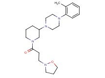 1-{1-[3-(2-isoxazolidinyl)propanoyl]-3-piperidinyl}-4-(2-methylphenyl)piperazine