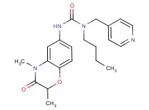 N-butyl-N'-(2,4-dimethyl-3-oxo-3,4-dihydro-2H-1,4-benzoxazin-6-yl)-N-(pyridin-4-ylmethyl)urea