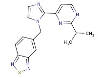 5-{[2-(2-isopropylpyrimidin-4-yl)-1H-imidazol-1-yl]methyl}-2,1,3-benzothiadiazole