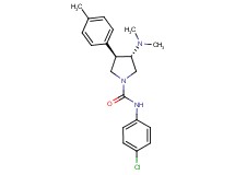 (3S*,4R*)-N-(4-chlorophenyl)-3-(dimethylamino)-4-(4-methylphenyl)-1-pyrrolidinecarboxamide