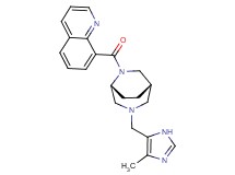 8-({(1S*,5R*)-3-[(4-methyl-1H-imidazol-5-yl)methyl]-3,6-diazabicyclo[3.2.2]non-6-yl}carbonyl)quinoline