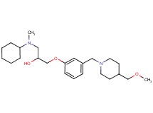 1-[cyclohexyl(methyl)amino]-3-(3-{[4-(methoxymethyl)-1-piperidinyl]methyl}phenoxy)-2-propanol