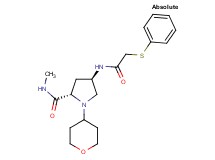 (4R)-N-methyl-4-{[(phenylthio)acetyl]amino}-1-(tetrahydro-2H-pyran-4-yl)-L-prolinamide