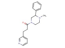 1-methyl-2-phenyl-4-(3-pyridin-3-ylpropanoyl)piperazine