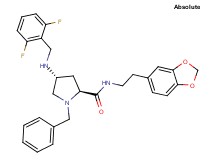 (4R)-N-[2-(1,3-benzodioxol-5-yl)ethyl]-1-benzyl-4-[(2,6-difluorobenzyl)amino]-L-prolinamide