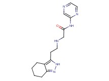 N-pyrazin-2-yl-2-{[2-(4,5,6,7-tetrahydro-2H-indazol-3-yl)ethyl]amino}acetamide