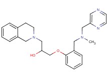 1-(3,4-dihydro-2(1H)-isoquinolinyl)-3-(2-{[methyl(2-pyrazinylmethyl)amino]methyl}phenoxy)-2-propanol