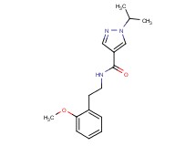 1-isopropyl-N-[2-(2-methoxyphenyl)ethyl]-1H-pyrazole-4-carboxamide