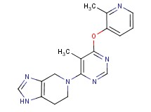 5-{5-methyl-6-[(2-methylpyridin-3-yl)oxy]pyrimidin-4-yl}-4,5,6,7-tetrahydro-1H-imidazo[4,5-c]pyridine