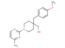 [1-(4-aminopyrimidin-2-yl)-4-(4-methoxybenzyl)piperidin-4-yl]methanol