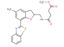 methyl 4-({[7-(1,3-benzothiazol-2-yl)-5-methyl-2,3-dihydro-1-benzofuran-2-yl]methyl}amino)-4-oxobutanoate