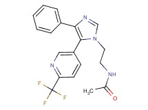 N-(2-{4-phenyl-5-[6-(trifluoromethyl)pyridin-3-yl]-1H-imidazol-1-yl}ethyl)acetamide
