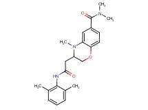3-{2-[(2,6-dimethylphenyl)amino]-2-oxoethyl}-N,N,4-trimethyl-3,4-dihydro-2H-1,4-benzoxazine-6-carboxamide