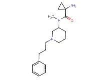 1-amino-N-methyl-N-[1-(3-phenylpropyl)-3-piperidinyl]cyclopropanecarboxamide dihydrochloride