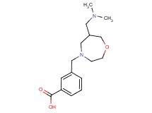 3-({6-[(dimethylamino)methyl]-1,4-oxazepan-4-yl}methyl)benzoic acid