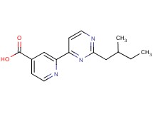 2-[2-(2-methylbutyl)pyrimidin-4-yl]isonicotinic acid