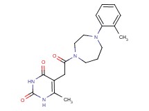6-methyl-5-{2-[4-(2-methylphenyl)-1,4-diazepan-1-yl]-2-oxoethyl}-2,4(1H,3H)-pyrimidinedione