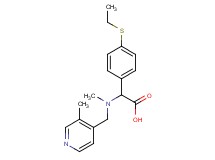 [4-(ethylthio)phenyl]{methyl[(3-methylpyridin-4-yl)methyl]amino}acetic acid
