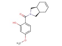 2-[(3aR*,7aS*)-1,3,3a,4,7,7a-hexahydro-2H-isoindol-2-ylcarbonyl]-5-methoxyphenol