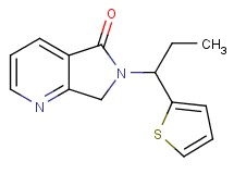 6-[1-(2-thienyl)propyl]-6,7-dihydro-5H-pyrrolo[3,4-b]pyridin-5-one