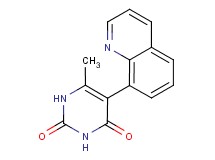 6-methyl-5-quinolin-8-ylpyrimidine-2,4(1H,3H)-dione