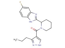 5-fluoro-2-{1-[(3-propyl-1H-pyrazol-4-yl)carbonyl]-2-piperidinyl}-1H-benzimidazole
