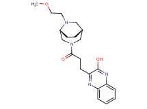 3-{3-[(1R*,5R*)-6-(2-methoxyethyl)-3,6-diazabicyclo[3.2.2]non-3-yl]-3-oxopropyl}quinoxalin-2-ol