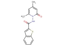 N-(4,6-dimethyl-2-oxopyridin-1(2H)-yl)-1-benzothiophene-2-carboxamide