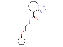 N-[3-(cyclopentyloxy)propyl]-6,7,8,9-tetrahydro-5H-tetrazolo[1,5-a]azepine-9-carboxamide
