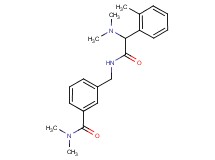 3-({[(dimethylamino)(2-methylphenyl)acetyl]amino}methyl)-N,N-dimethylbenzamide
