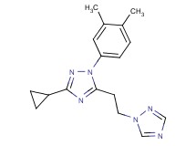 3-cyclopropyl-1-(3,4-dimethylphenyl)-5-[2-(1H-1,2,4-triazol-1-yl)ethyl]-1H-1,2,4-triazole