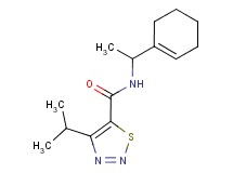 N-(1-cyclohex-1-en-1-ylethyl)-4-isopropyl-1,2,3-thiadiazole-5-carboxamide