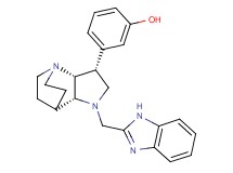 3-[(3R*,3aR*,7aR*)-1-(1H-benzimidazol-2-ylmethyl)octahydro-4,7-ethanopyrrolo[3,2-b]pyridin-3-yl]phenol