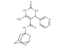 N-1-adamantyl-6-methyl-2-oxo-4-pyridin-3-yl-1,2,3,4-tetrahydropyrimidine-5-carboxamide