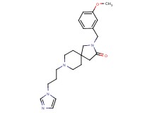 8-[3-(1H-imidazol-1-yl)propyl]-2-(3-methoxybenzyl)-2,8-diazaspiro[4.5]decan-3-one